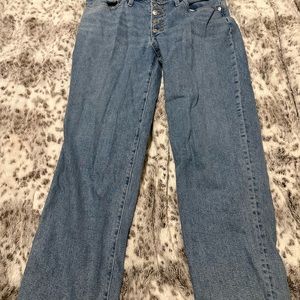 Madewell Perfect Vintage Straight Jean (31) Crop Jean in Ohlman Wash